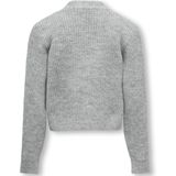 ONLY meisjes kids vest ORIANA Light Grey Melange SILVER GLITTER Regular Fit