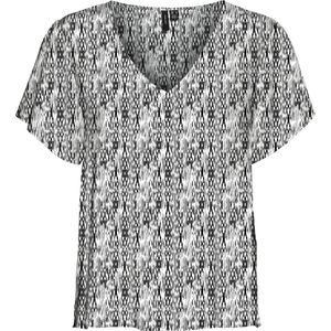 VERO MODA - VMEASY V-NECK SS BLOUSE WVN GA - T-shirt - Wit
