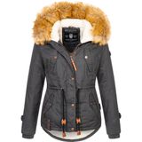 Navahoo - Pearl - Dames Winterjas - Korte Parka - Warm - Teddyvoering