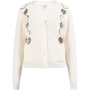 Gebreid Vest 'Nolie' - V-hals - Lange Mouw - Normale Pasvorm