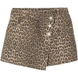 JONEN - Asymmetrische Rok - Beige - Luipaardprint - Meisjes