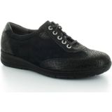 Durea 6164 - Veterschoenen - Zwart - Leer