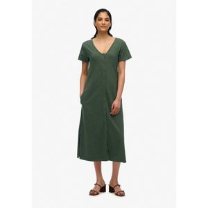 Superdry - Thru Jersey - Midi-jurk - Korte Mouwen