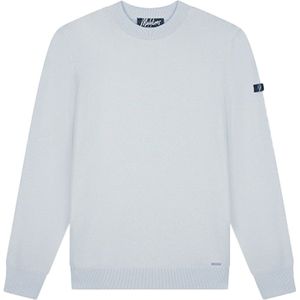 Malelions Knitted Crewneck - Ocean Grey XS