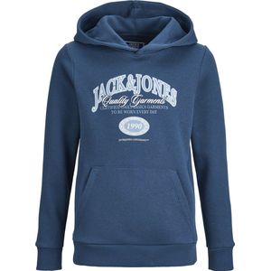 JACK&JONES - JJARI BRANDING SWEAT HOOD JNR - Blauw - Sweater