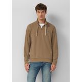s.Oliver - Sweatshirt - Regular Fit - Zacht - Met Steekzakken en Rits