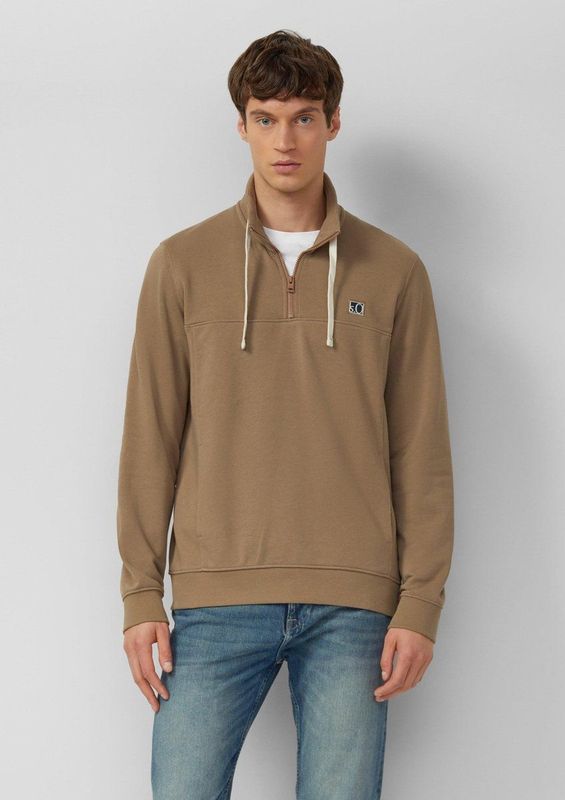 s.Oliver - Sweatshirt - Regular Fit - Zacht - Met Steekzakken en Rits