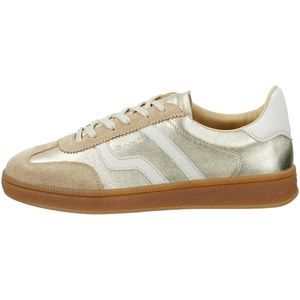 Sneakers - Leer - Glad Leer, Suède - Ronde Neus, Platte Hak