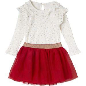 Babyset - T-Shirt Met Sterren - Tule Rok - Katoen - Polyester - In Cadeauverpakking