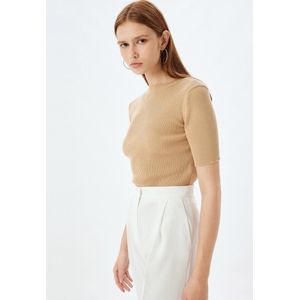 Sweater - Ronde Kraag - Normaal - Korte Mouw