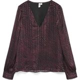 VERO MODA - VMGEBRA GEDNA LS V-NECK TOP - Dames - Blouses