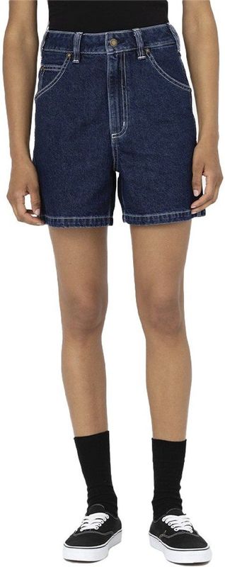 Dickies - Summer Fair - Dames Denim Shorts - Stretch Denim - Flatterende Pasvorm