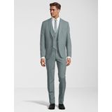 Steffen Klein - Driedelig Pak - Marineblauw - Slim Fit - Met Vest