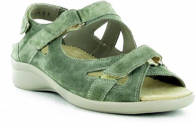 Durea 7376 Sandalen - Khaki - Suède - Leer