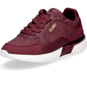 Guess - Moxea 4G Logo - Hardloopschoenen - Rood - Suède