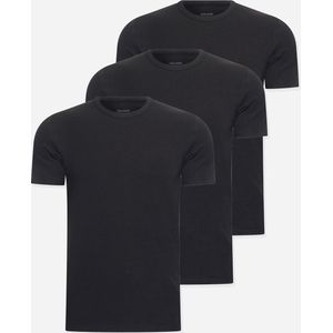 Lyle & Scott - Maxwell Basic - T-shirt - Zwart - Set van drie