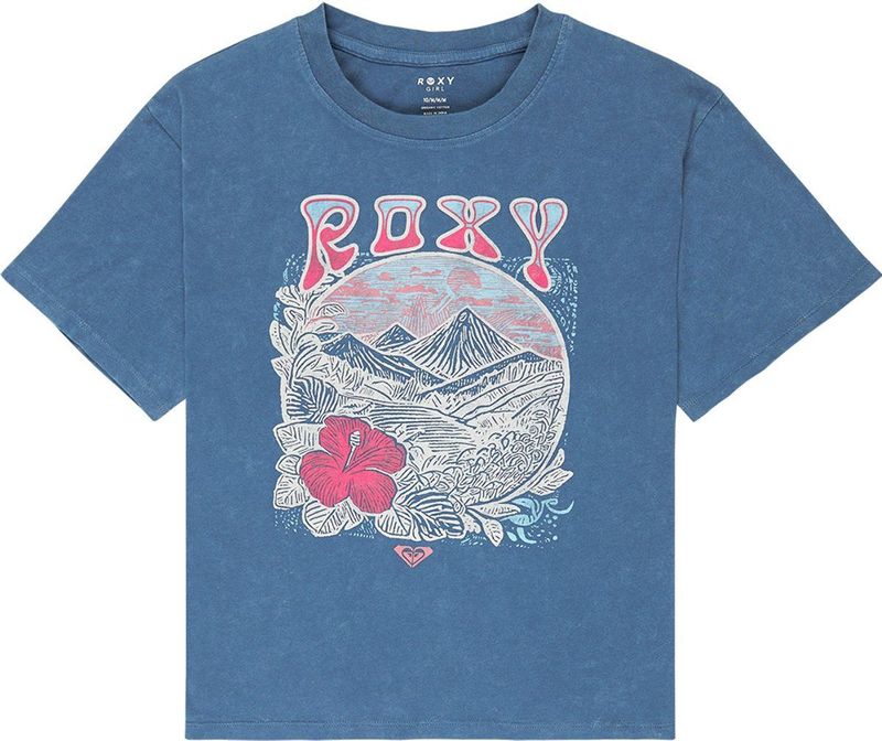 Roxy - Eve Washed - Oversized T-shirt - Meisjes 4-16