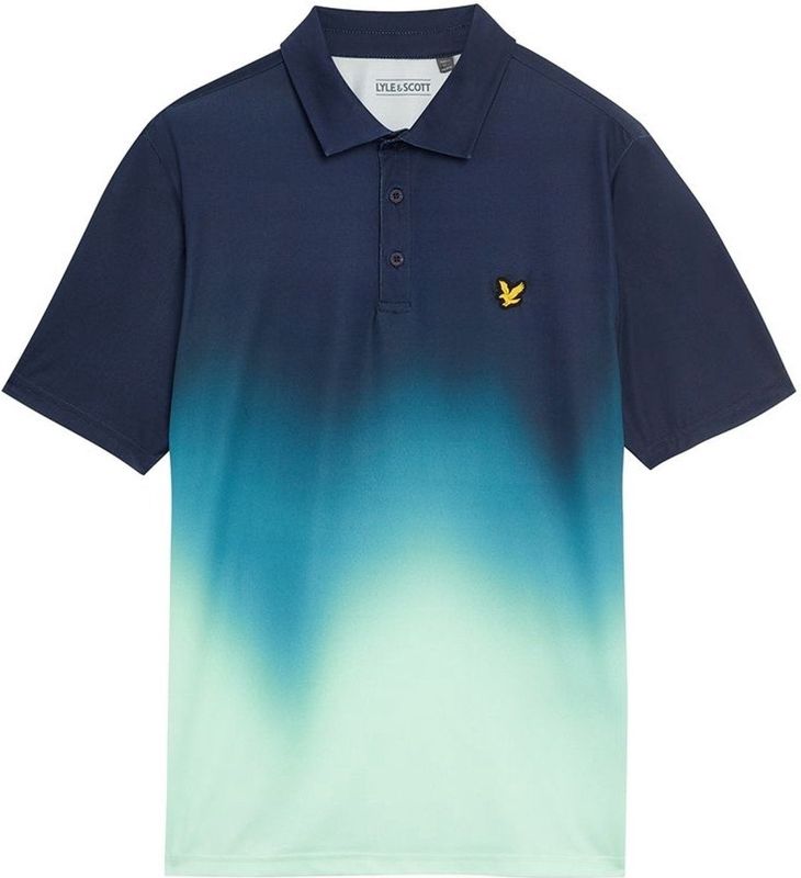 Lyle & Scott - Golf Gradient - Poloshirt - Donker Marineblauw