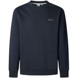 Sweatshirt - Ronde Hals - Katoen/Polyester Mix - Klein Scriptlogo