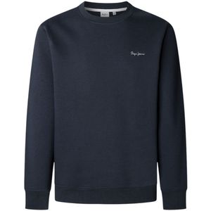 Sweatshirt - Ronde Hals - Katoen/Polyester Mix - Klein Scriptlogo