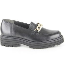 Durea - 5748 Loafers - Zwart - Wijdte E