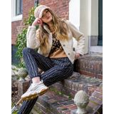 Hv Society - Pants Hvslucia - Navy Aop - S (36)