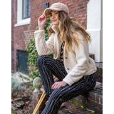 Hv Society - Pants Hvslucia - Navy Aop - S (36)