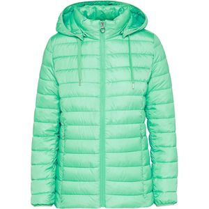 s.Oliver - Gewatteerde Jas - Lichtgroen - Normale Pasvorm