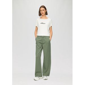 Harembroek - Effen - Katoen - High Waist - Gewassen Effect