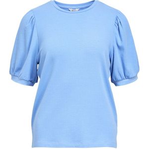 Object T-shirt Objjamie S/s Top Noos 23034454 Cornflower Blue/col Dames Maat - S