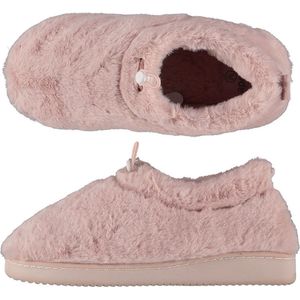 Apollo Pantoffels Dames Imitatiebont Roze-37/38
