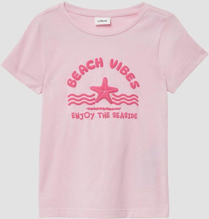 T-shirt - Multicolor - Katoen - Korte Mouwen - Normale Pasvorm