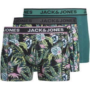 JACK & JONES Junior Trunks 3-pack Trunks for Boys, Zwart, 140