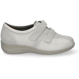 Durea - Klittenbandschoen - Zwart - Leer - Extra Brede Leest