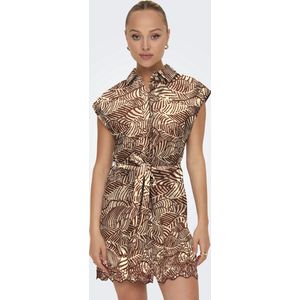 ONLY - ONLLOU LIFE EMB SHIRT DRESS PTM - Mini Jurk - Dames