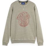 Scotch & Soda - Denim Washed Artwork - Sweatshirt - Blauw - Katoen