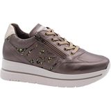Nero Giardini - Sneakers Laag - Bruin Gemêleerd - Goud