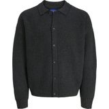 Jack & Jones - Joryork Knit Cardigan - Vest - Dark Grey Melange