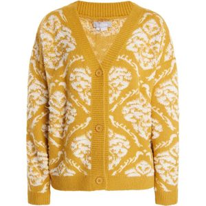 Gebreid Vest - V-hals - Lange Mouw - Normale Pasvorm - Normale Lengte