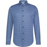 Blue Industry - All-over Print Shirt - Katoen - Blauw
