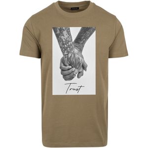 Mister Tee - Trust 2.0 - Heren T-shirt - Olijfgroen