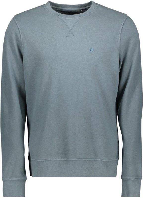 Superdry - Classic Essential Sweatshirt - Stormy Weather Blue - Trui - Mannen