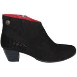 Footnotes - Enkellaarzen - Zwart - Leer - Uitneembaar Voetbed