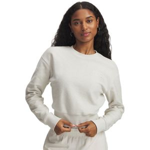 Under Armour - Icon Terry Varsity Crew - Longsleeve - Wit