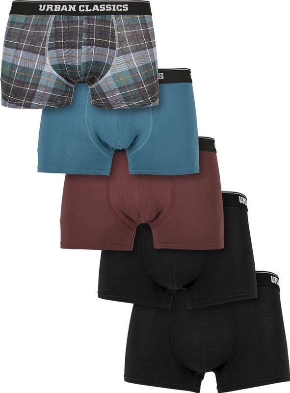 Urban Classics - Organic Boxers - 5 Eenheden - Herenboxershorts - Biologisch Katoen