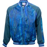 Carlo Colucci - Espro - Sweatvest - Turquoise / Donkergroen