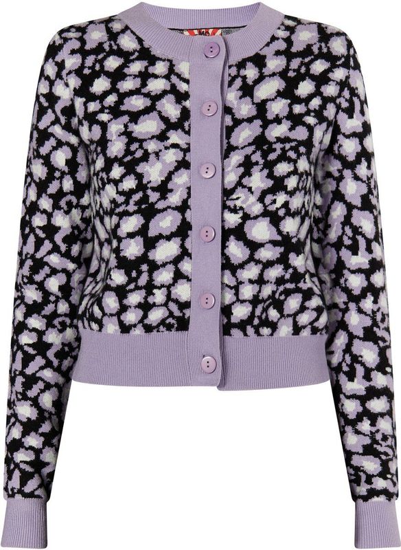 myMo - Vest - Luipaarddessin - Zacht Viscosegarenmix