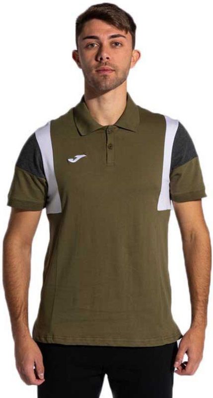 Joma - Confort III - Poloshirt - Groen - Korte Mouwen - Katoen
