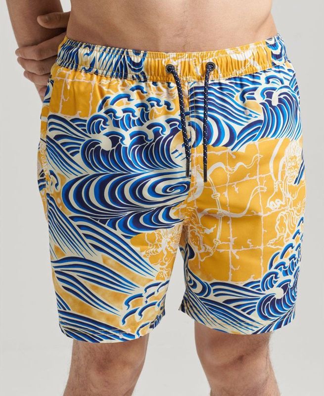 Superdry - Vintage Hawaiian - Zwembroek - Multi - 100% Gerecycled Polyester