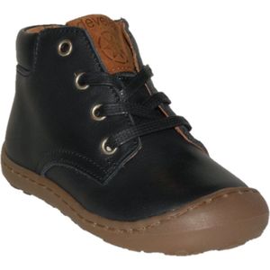 Develab - Halfhoge Schoen - Donker Blauw - Leder - Vetersluiting - Uitneembaar Voetbed